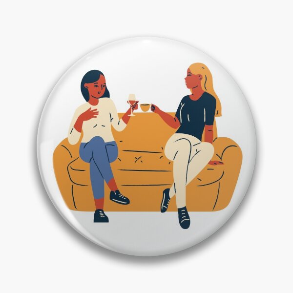 Item preview, best friends: Friends Chatting while Drinking designed and sold by MIDDLX.