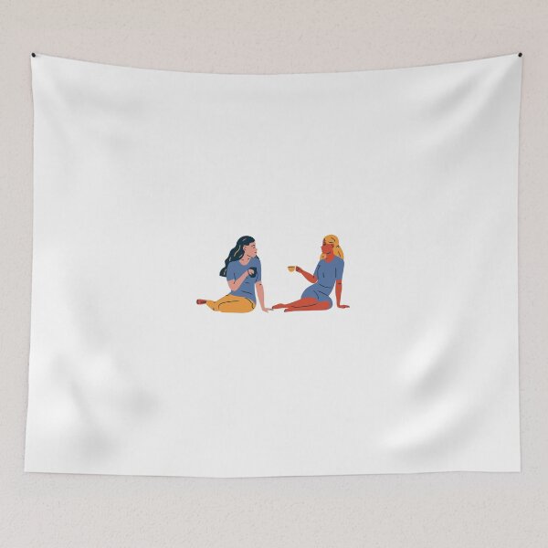 Item preview, best friends: Friends Drinking Coffee designed and sold by MIDDLX.