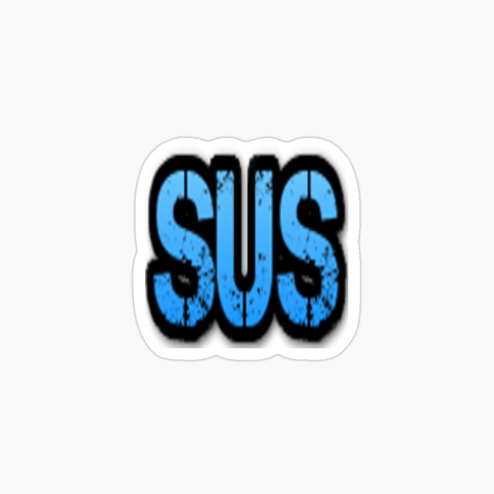 Among Us: Thicc Sus - Meme - Sticker sold by Reskate Studio