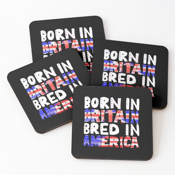 Item preview, Born in Britain Bred in America British Graphic designed and sold by BossyBrit.