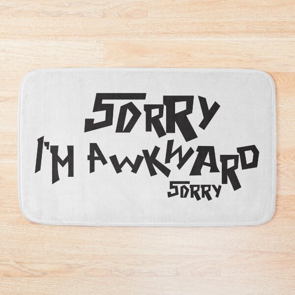 Item preview, Sorry I'm Awkward Sorry - Sticker designed and sold by LarrysDesigns.
