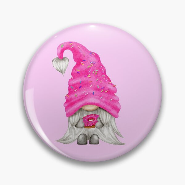 Item preview, Pink Sprinkle Donut Gnome designed and sold by Jandsgraphics.