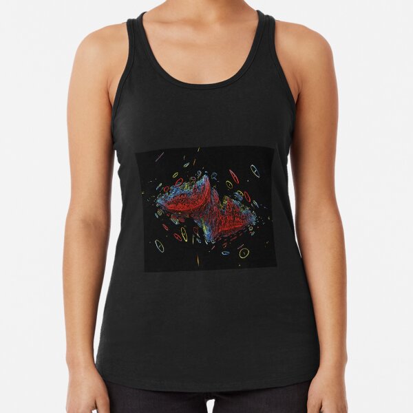 Fractal Time Warp Racerback Tank Top