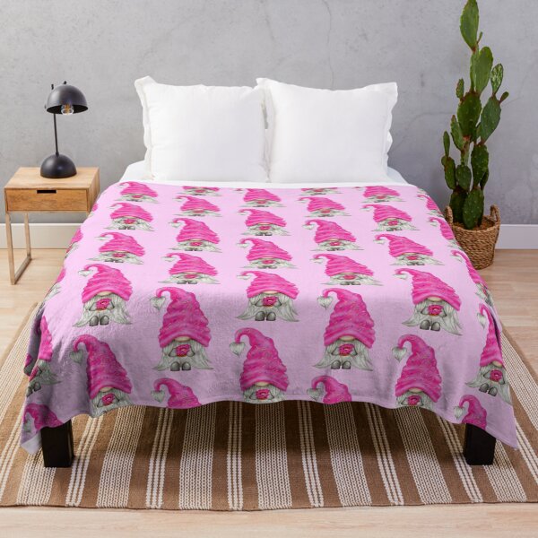 Item preview, Gnomo de rosquilla espolvoreada rosa designed and sold by Jandsgraphics.