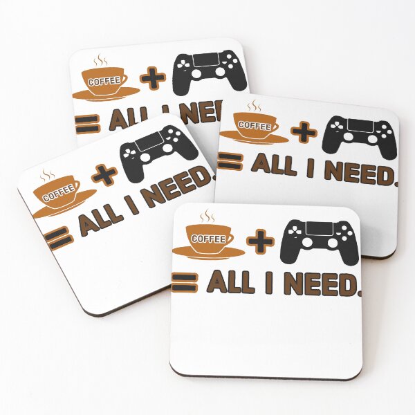 Item preview, Coffee + video game=All i need designed and sold by Mizems.