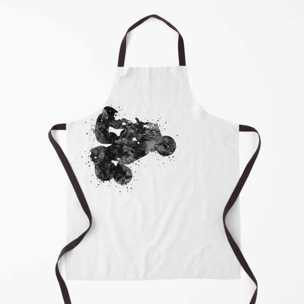 Item preview, Four Wheeler Riding Boy Black and White Silhouette designed and sold by LotusGifts.