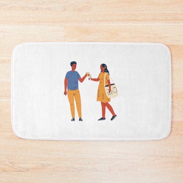 Item preview, best friends: Friends Out and Drinking Iced Coffee designed and sold by MIDDLX.