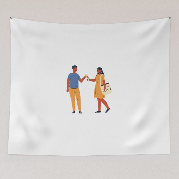 Item preview, best friends: Friends Out and Drinking Iced Coffee designed and sold by MIDDLX.