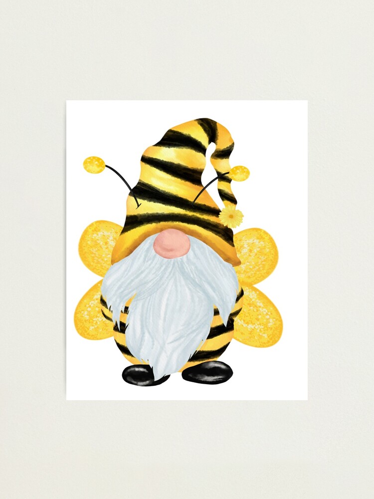 Bumble Bee Garden Gnome, Bumble Bee Garden Decor