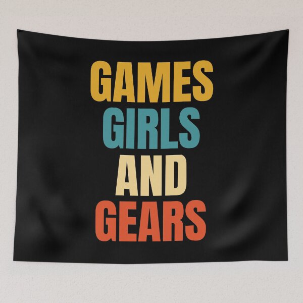 Item preview, Games, Girls, And Gears designed and sold by jtechlimitless.