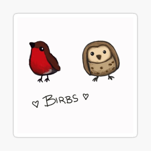 Item preview, Robin and Owl Best Bird Friends  designed and sold by EllieJHM.