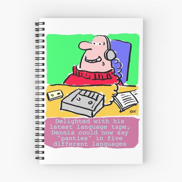 Item preview, Cartoon - Pervert takes language course. designed and sold by NigelSutherland.