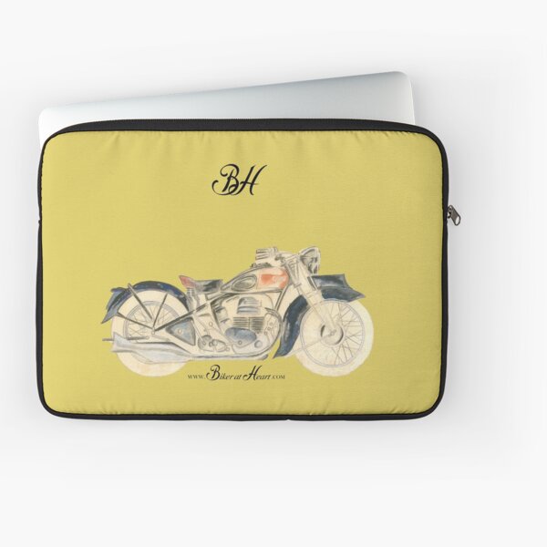 Vintage Motorbike Laptop Sleeve