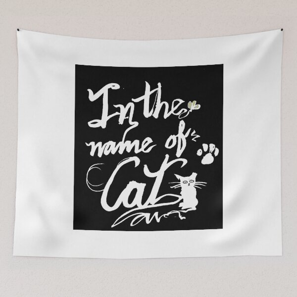 Item preview, CATS CALLIGRAPHY In the name of cat designed and sold by manuelunsui.