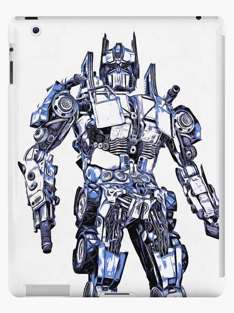 Transformers Prime Optimus Graphic Design iPad Case & Skin for