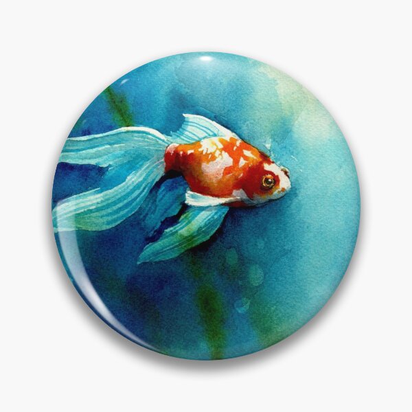 Artikelvorschau, Sommer-Goldfisch gleitet weiter entworfen und verkauft von J C Phillipps Design.