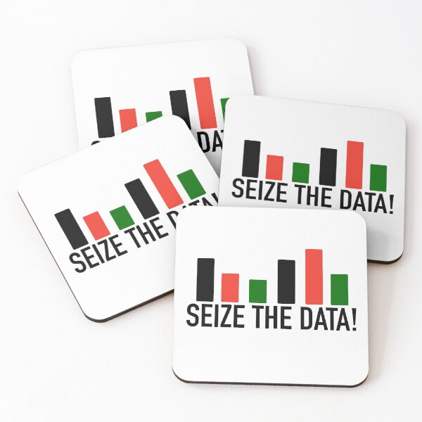 Item preview, Red and green, seize the data! designed and sold by Toad House Pixels.
