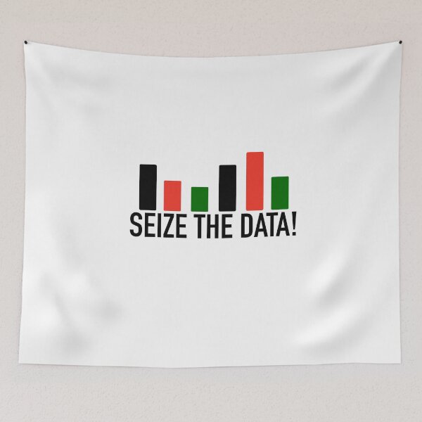 Item preview, Red and green, seize the data! designed and sold by Toad House Pixels.