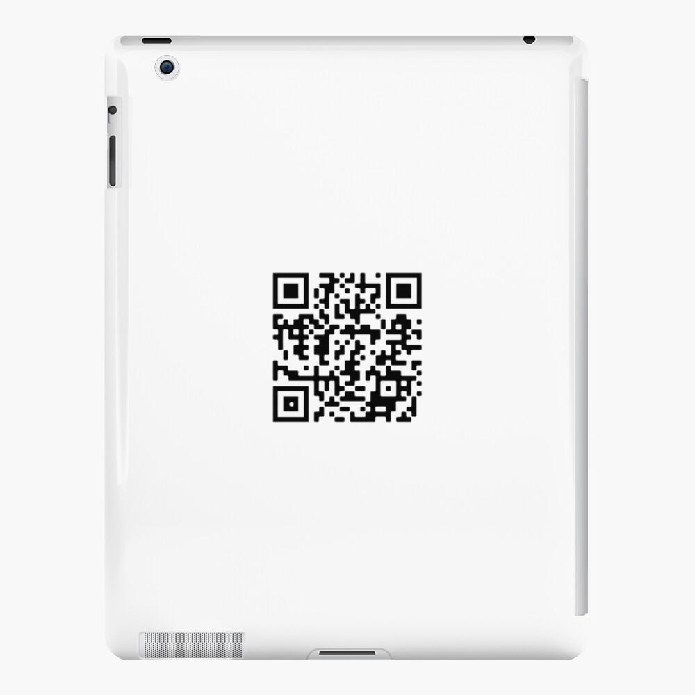 "buff quackity tik tok qr code" iPad Case & Skin for Sale by