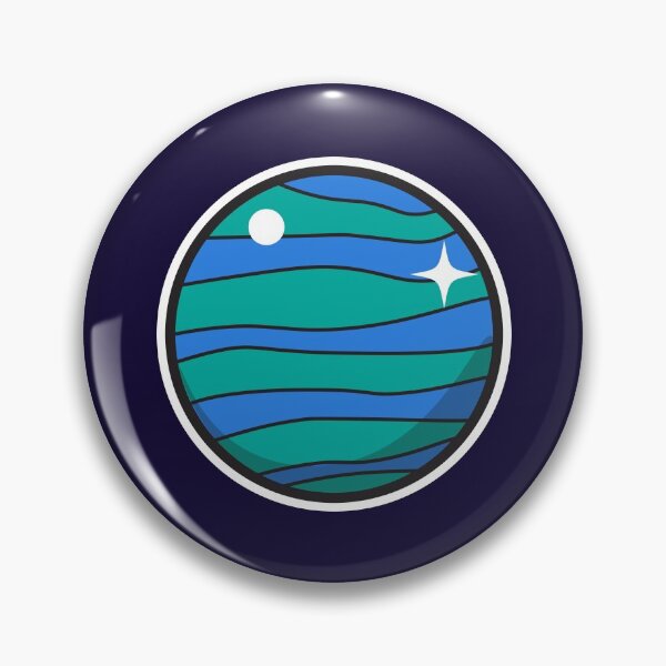 Item preview, Green Marble Exoplanet - Sticker designed and sold by Nightlight0.