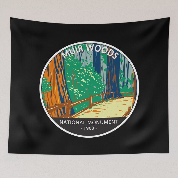 Item preview, Muir Woods National Monument California Circle designed and sold by KrisSidDesigns.