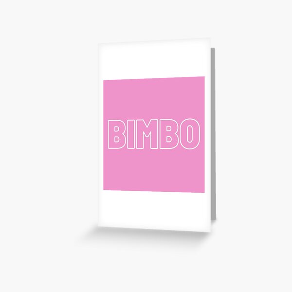 Bimbofication Greeting Cards for Sale