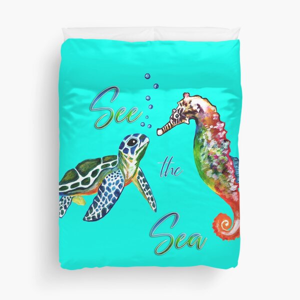 Housses De Couette Sur Le Theme Tortue De Mer Redbubble