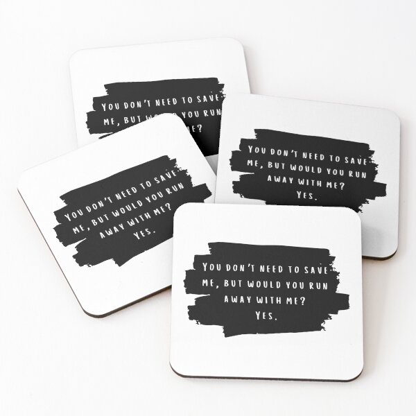 Item preview, You dont need to save me but would you run away with me -  Taylor Swift Call It What You Want designed and sold by bombalurina.
