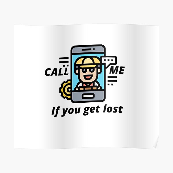 call me if you get lost card