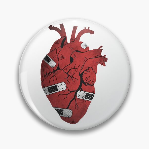 Item preview, Illustration of a wounded heart. designed and sold by Scorso Designs.
