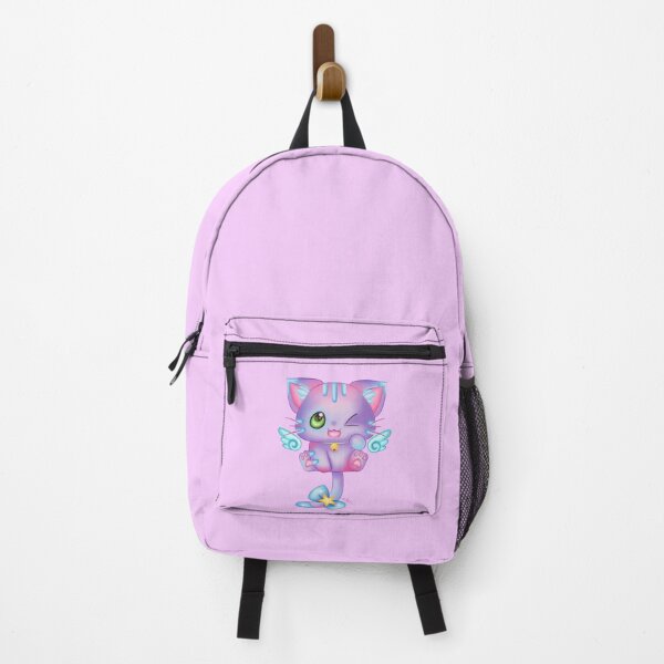 Item preview, Pretty in pink and purple cartoon kitty designed and sold by Valdilana.