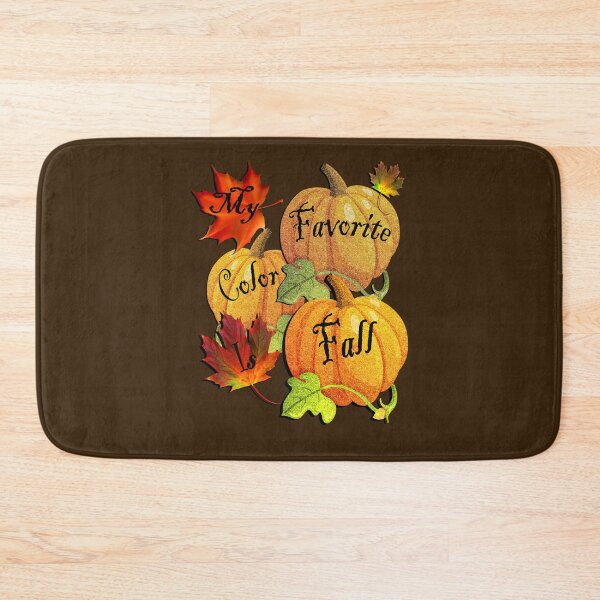 Item preview, Autumn Graphic Design Pumpkins & Leaves My Favorite Color Is Fall designed and sold by tamdevo1.
