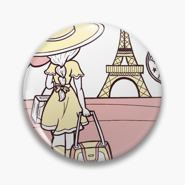 Item preview, Paris France glamor - Yellow pink designed and sold by MissAkane.