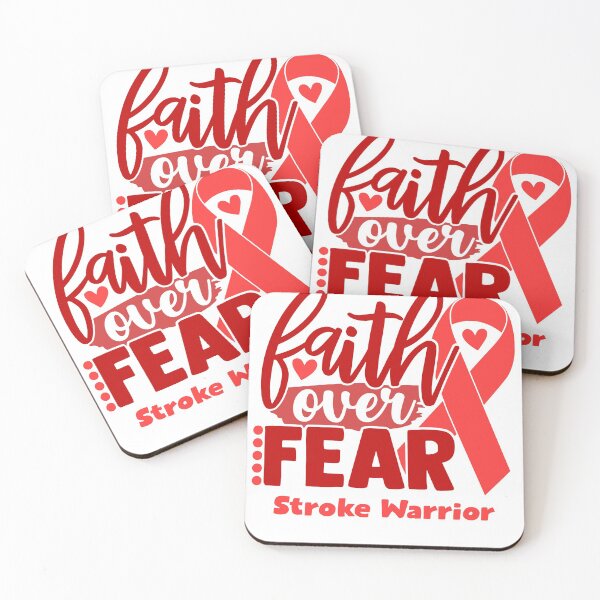 Item preview, Faith Over Fear Stroke Warrior designed and sold by largellie.