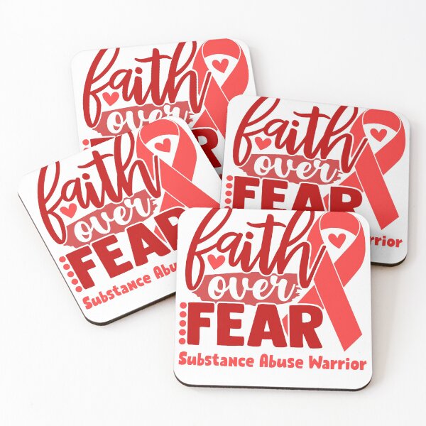 Item preview, Faith Over Fear Substance Abuse Warrior designed and sold by largellie.