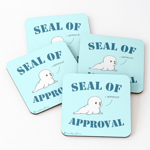 Item preview, Seal Of Approval  designed and sold by Mustachio-Draws.