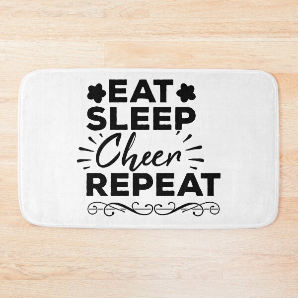 Item preview, Eat Sleep Cheer Repeat designed and sold by LarrysDesigns.