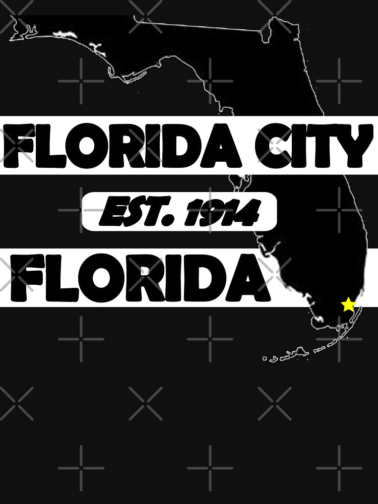 Thumbnail 7 of 7, Classic T-Shirt, FLORIDA CITY, FLORIDA EST. 1914 designed and sold by Michael Branco.