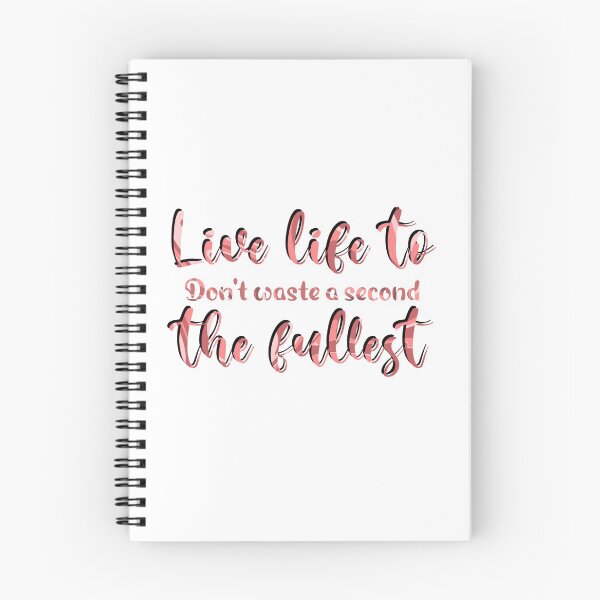Item preview, Live life to the fullest so don't waste a second designed and sold by MarbleStickerco.