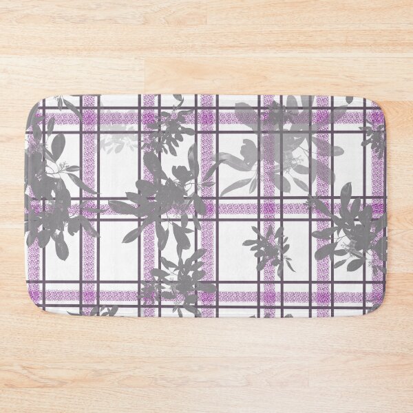 Item preview, Purple with abstract flowers  designed and sold by clounewcomb.