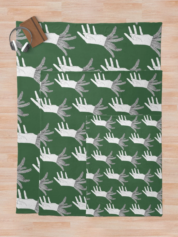 Thumbnail 5 of 6, Throw Blanket, Potted Hand designed and sold by _InTheGreenhouse.