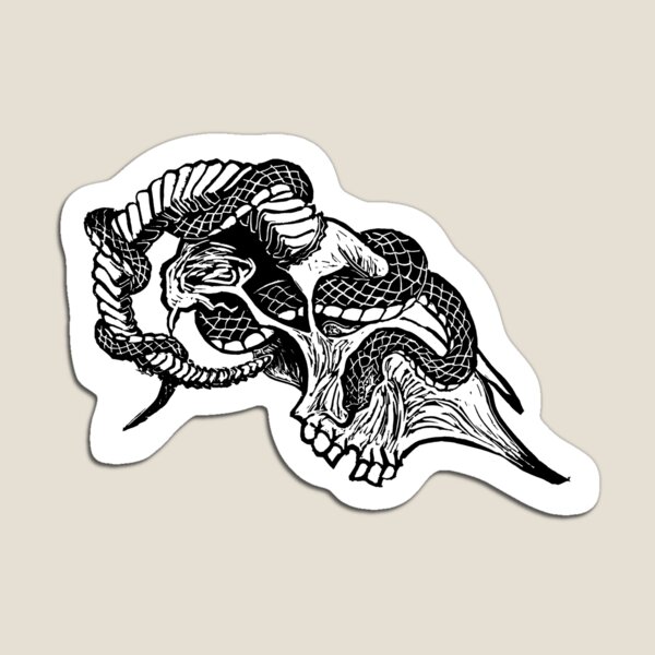 Item preview, desert skull print designed and sold by off-BrandPrints.