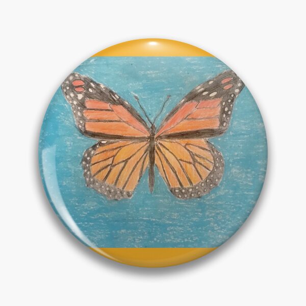 Item preview, orange monarch butterfly designed and sold by ErinSpurrier.