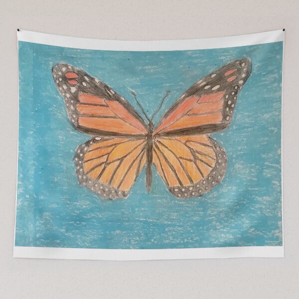 Item preview, orange monarch butterfly designed and sold by ErinSpurrier.