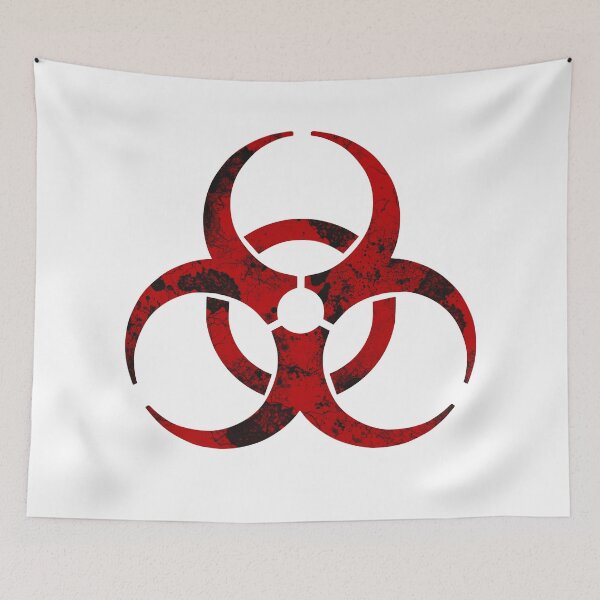 Item preview, Toxic Biohazard Red designed and sold by iscaStudioArt.