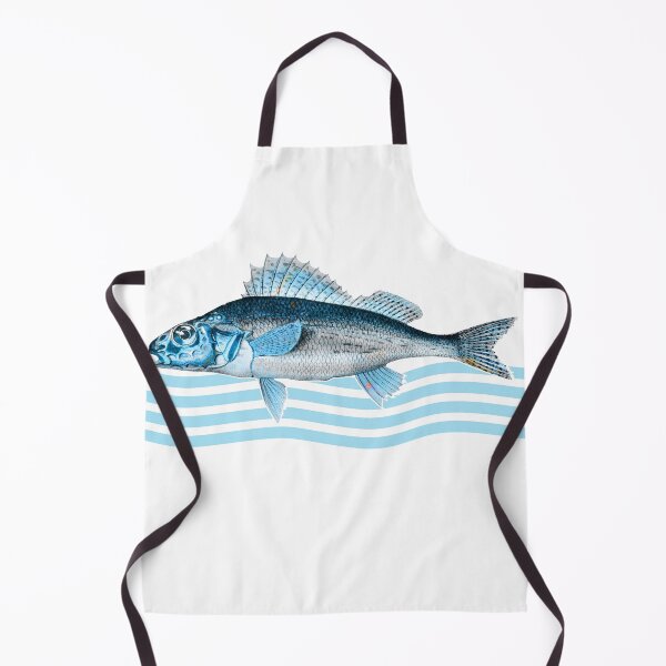 Item preview, fish and wave designed and sold by RainbowBalloon.