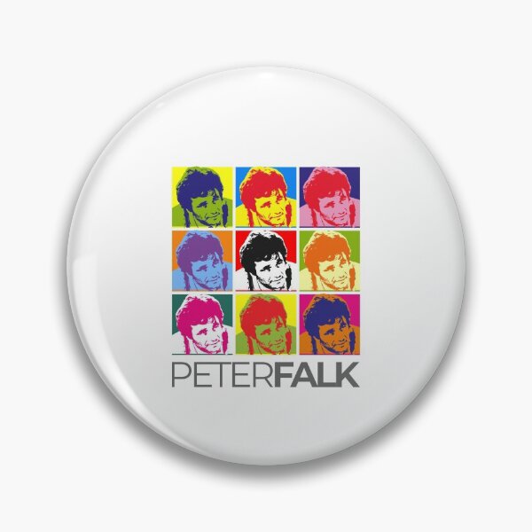 Item preview, Peter Falk pop-art portrait poster designed and sold by CMYKStudio.