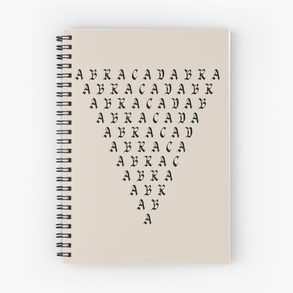 Item preview, ABRACADABRA (black on cream) designed and sold by DotorEaon.