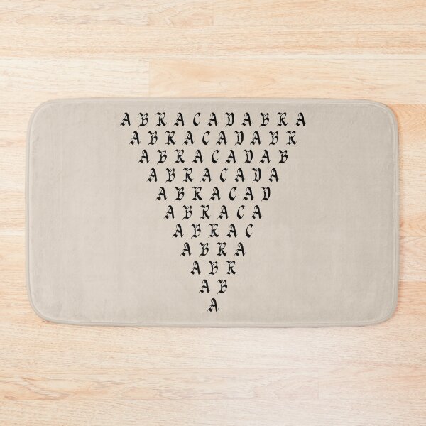 Item preview, ABRACADABRA (black on cream) designed and sold by DotorEaon.