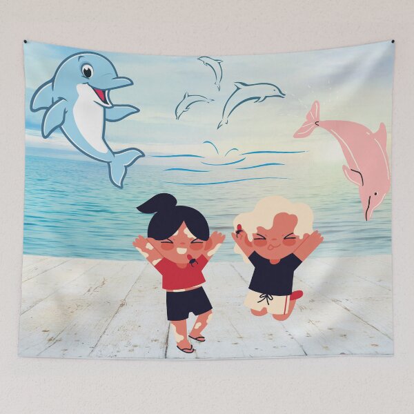 Item preview, Frolicking Dolphins designed and sold by ThiaEvans007.